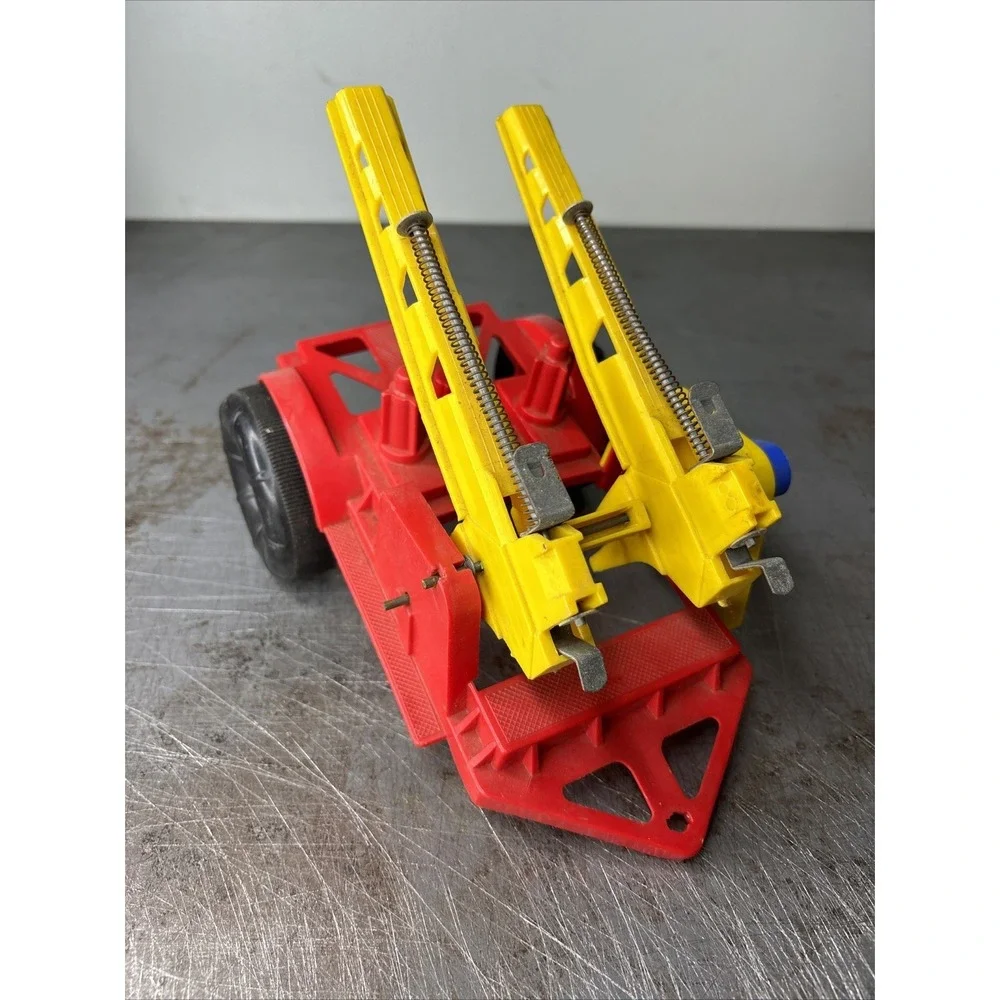 IDEAL MOON EXPLORER‎ Rocket Unit X-1 Launcher Trailer Red Yellow Playset